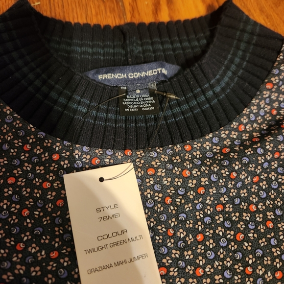 French Connection Floral Top - Black and Red - Picture 5 of 6